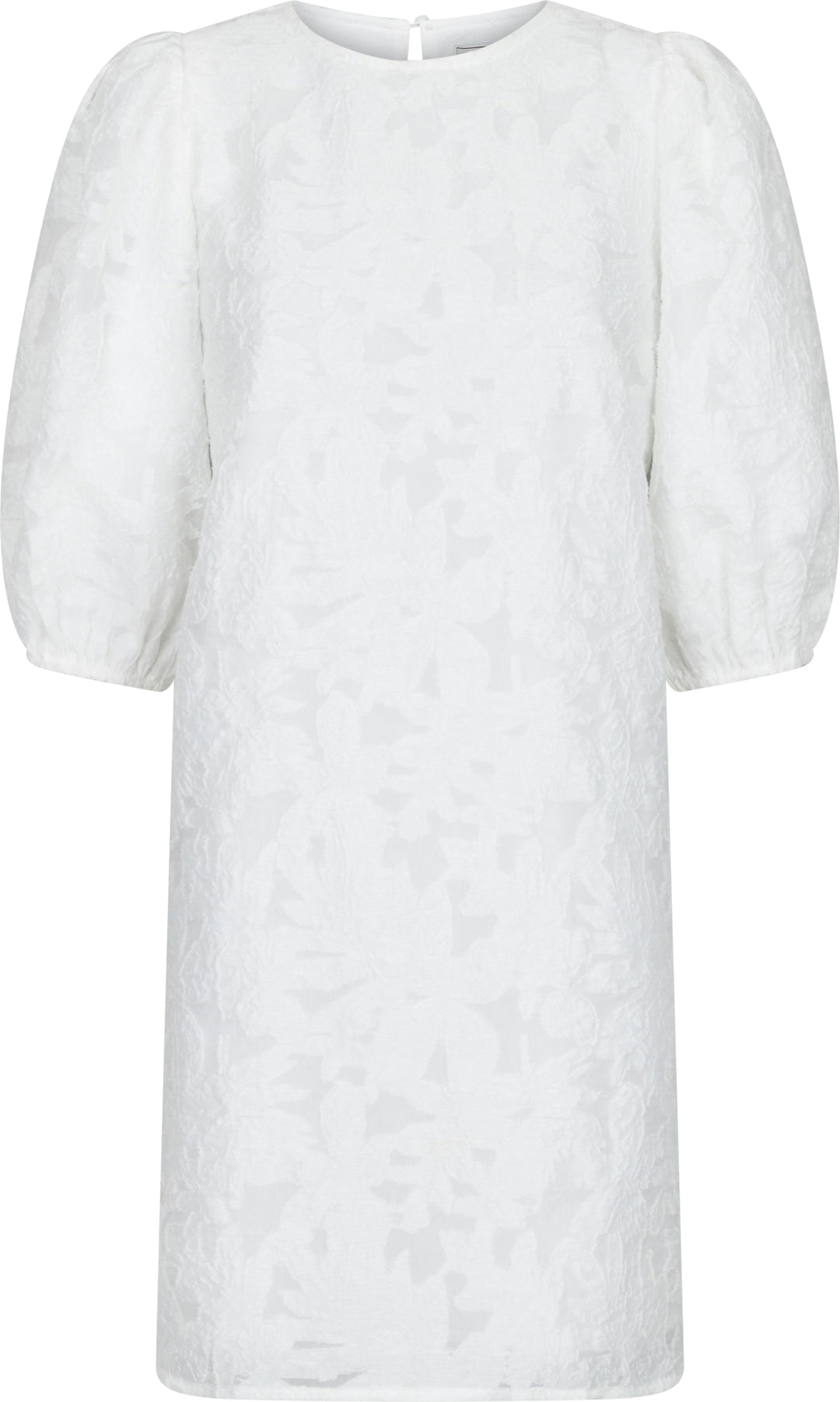 Neo Noir - Limba Brocade Dress - White