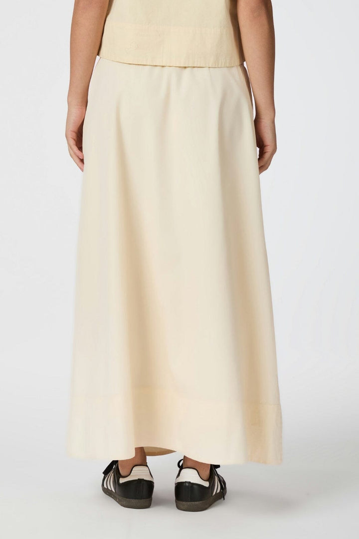 Neo Noir - Link C Poplin Skirt - Light Yellow