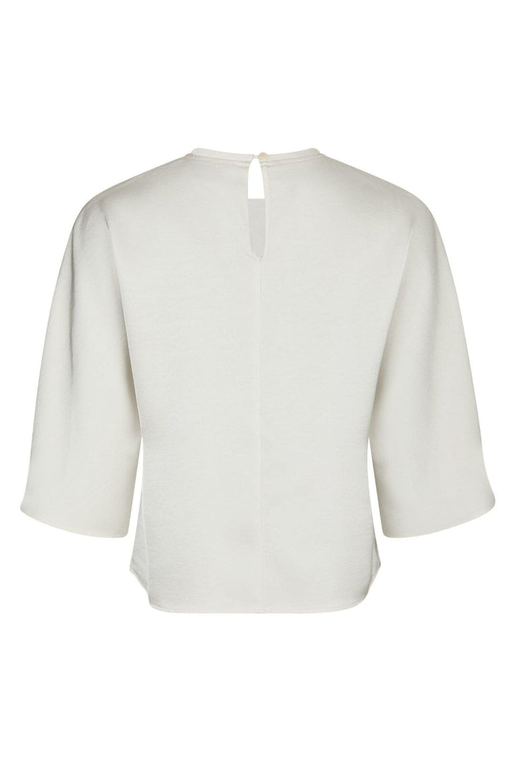 Neo Noir - Liora Heavy Sateen Blouse 165567 - 621 - Pearl