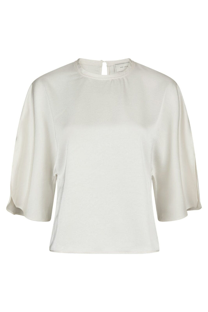 Neo Noir - Liora Heavy Sateen Blouse 165567 - 621 - Pearl