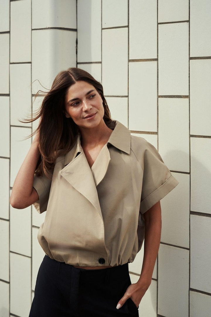 Neo Noir - Lisha Trench Vest 169835 - 214 - Taupe Frakker 