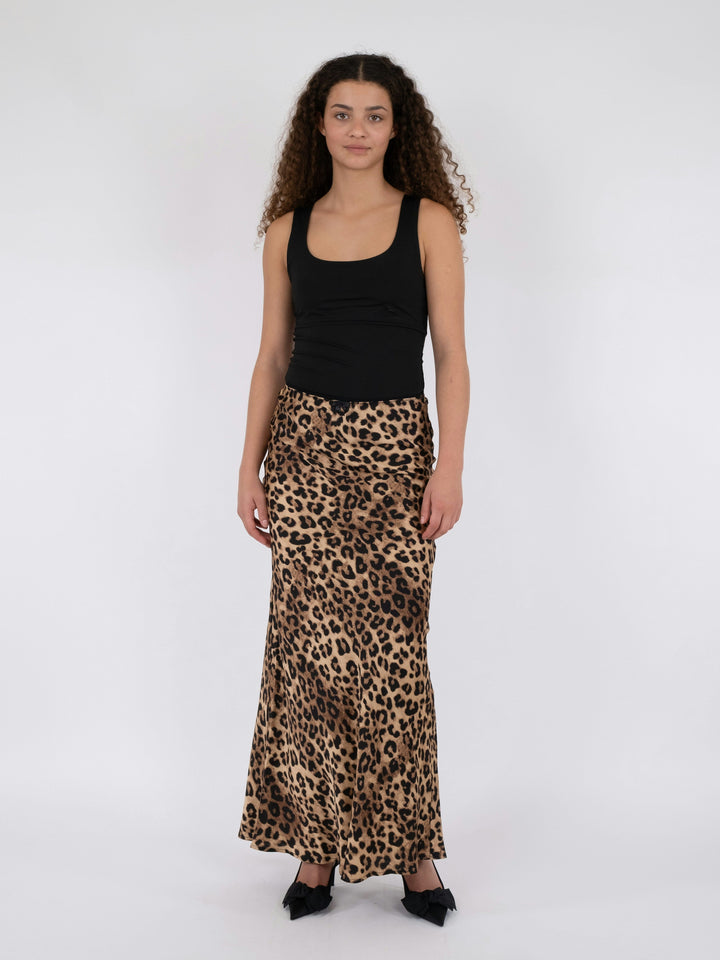 Neo Noir - Lola Leo Long Skirt - Leopard