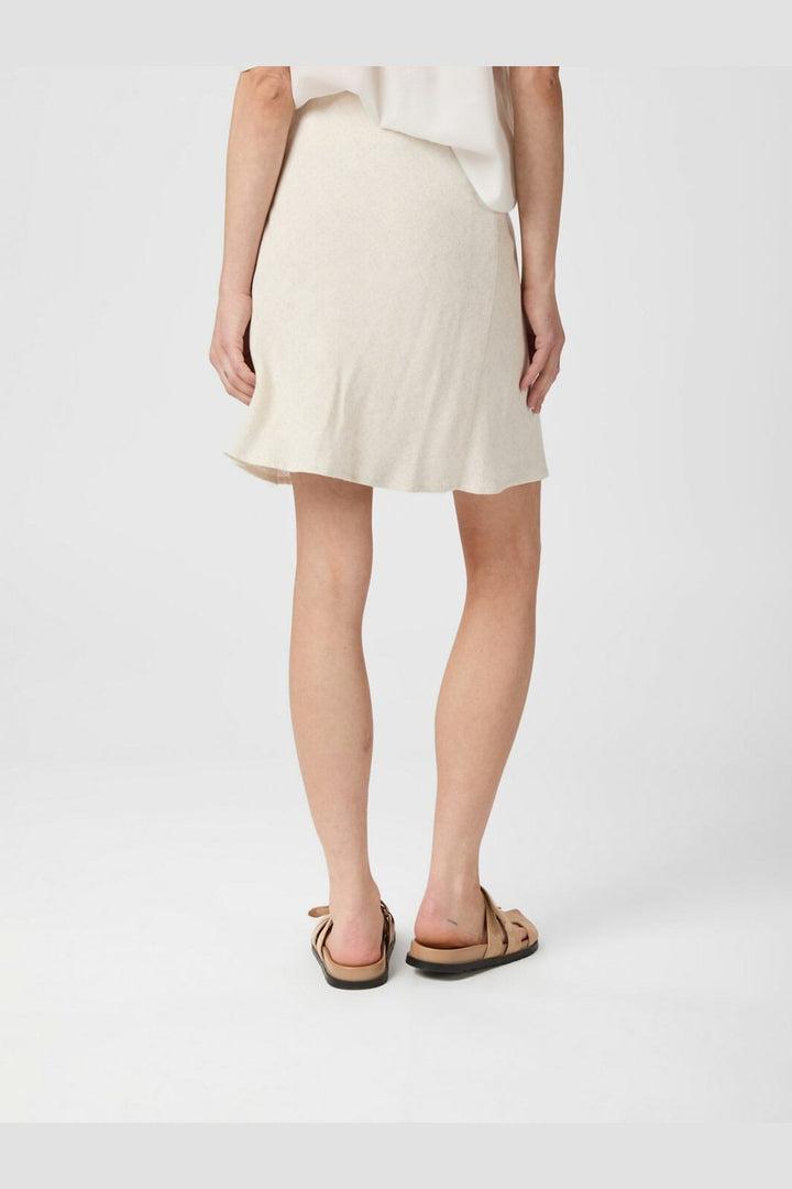 Neo Noir - Lunna Linen Skirt 164827 - 815 - Natural