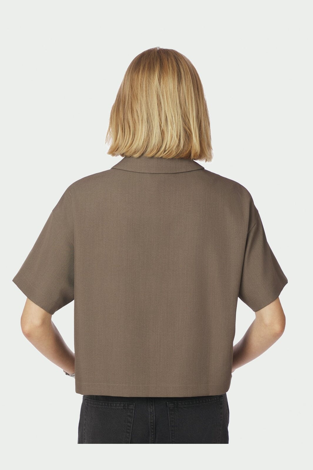Neo Noir - Madicken Structure Blouse 167242 - 214 - Taupe