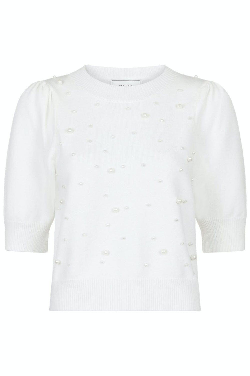 Neo Noir - Maia Soft Pearl Knit Tee - Off White T-shirts 