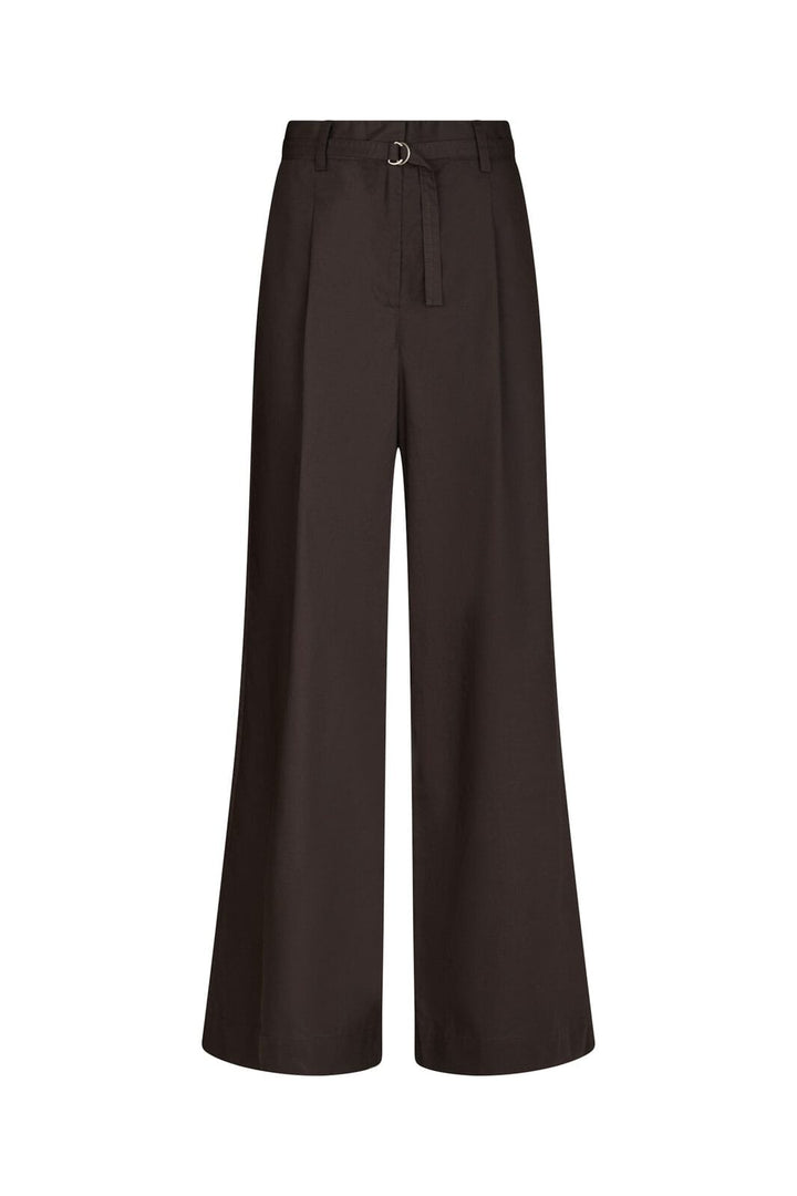 Neo Noir - Malba Poplin Pants 165795 - 676 - Dark Brown