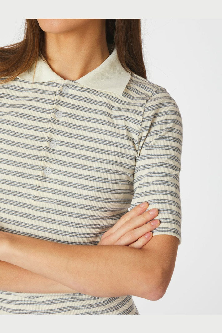 Neo Noir - Manama Stripe Blouse 165287 - 145 - Light Blue