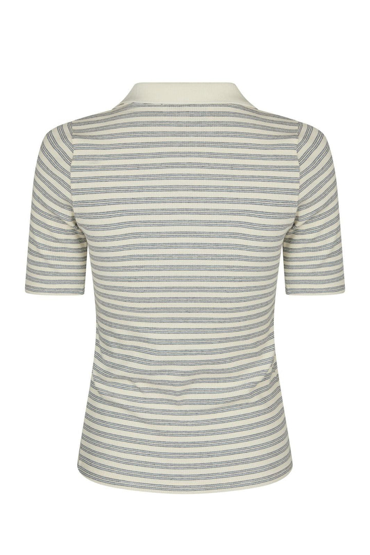 Neo Noir - Manama Stripe Blouse 165287 - 145 - Light Blue