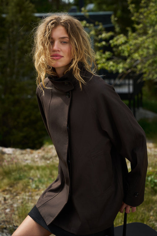 Neo Noir - Mariel Jacket 168532 - 676 - Dark Brown Jakker 