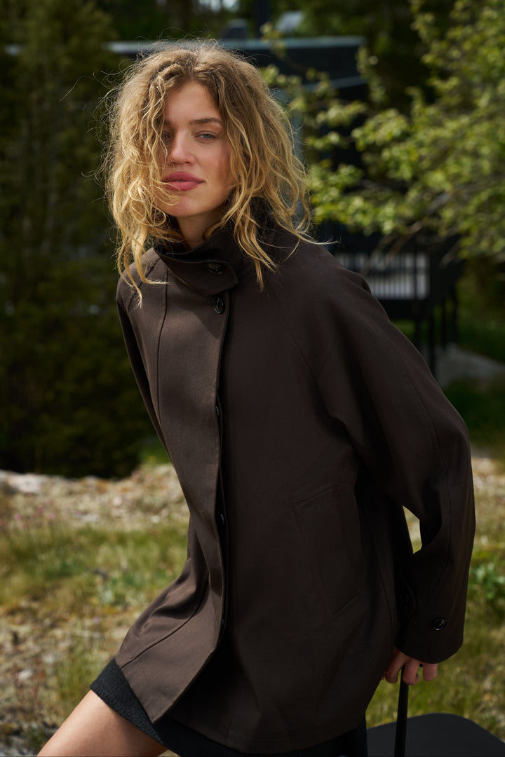 Neo Noir - Mariel Jacket 168532 - 676 - Dark Brown Jakker 