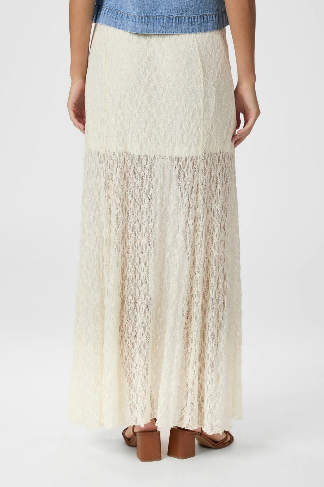 Neo Noir - Mariya Lace Skirt 165926 - 121 - Off White