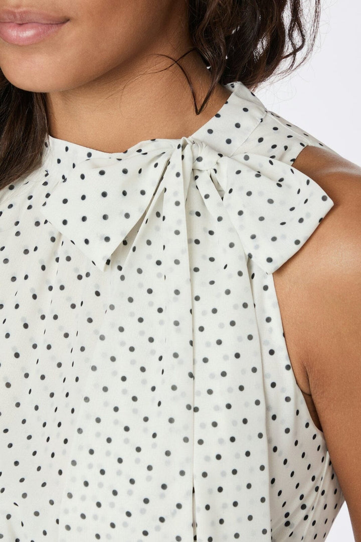 Neo Noir - Marli Dot Dress 166104 - 120 - White
