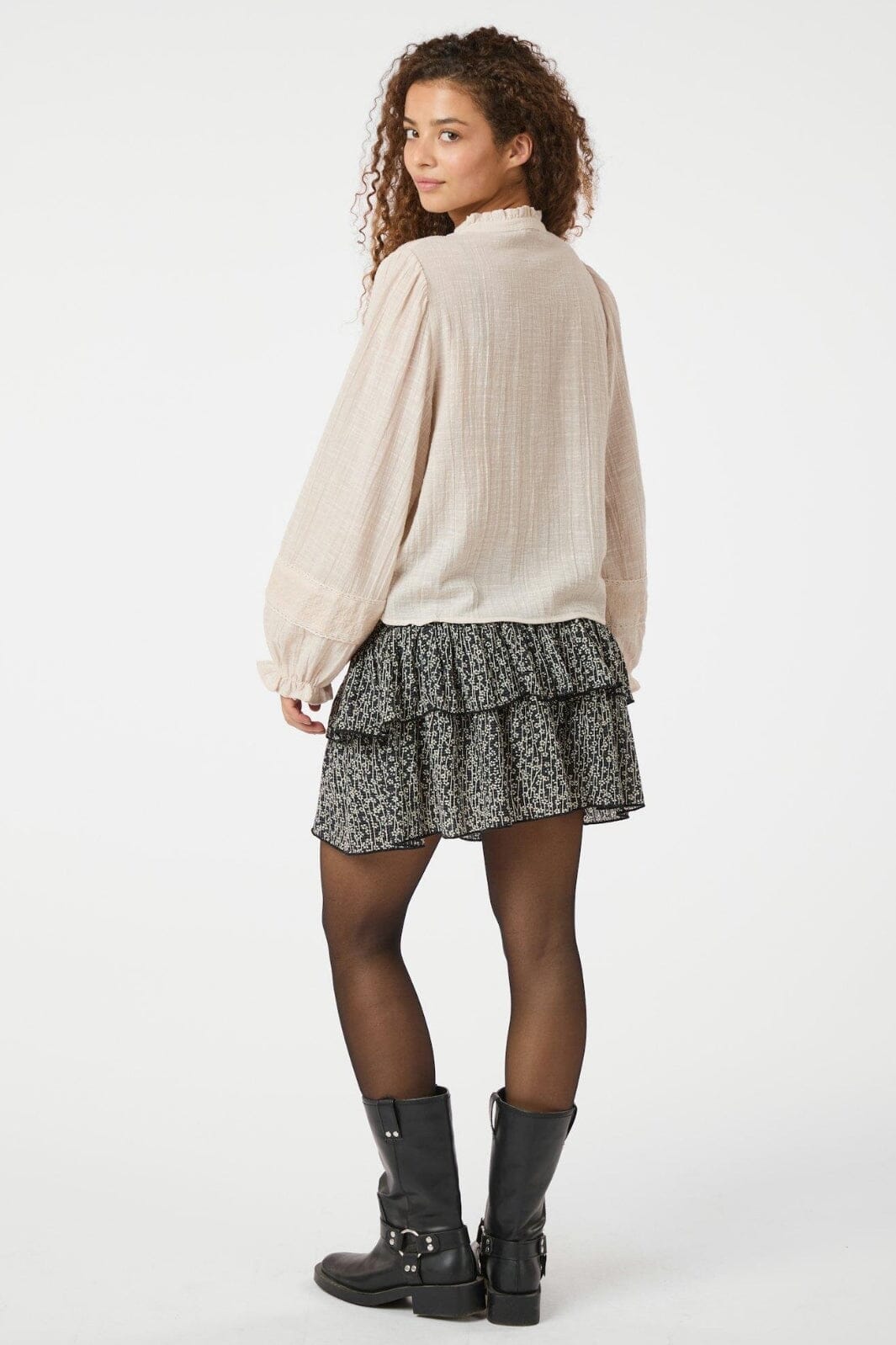 Neo Noir - Marlowe Deco Blouse 164391 - 124 - Ivory
