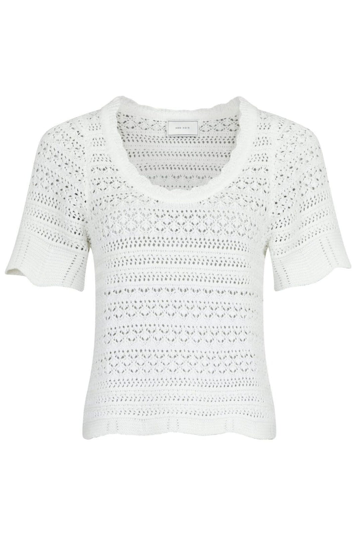 Neo Noir - Meiko Knit Blouse - Off White T-shirts 