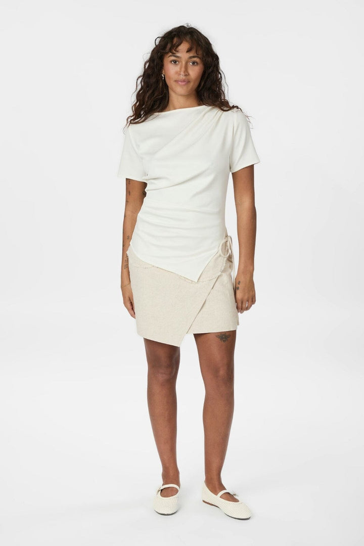 Neo Noir - Meliora Ramie Skirt 165688 - 815 - Natural