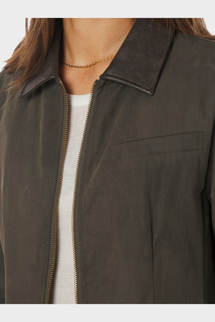 Neo Noir - Mexa Coated Jacket 166193 - 157 - Dusty Army