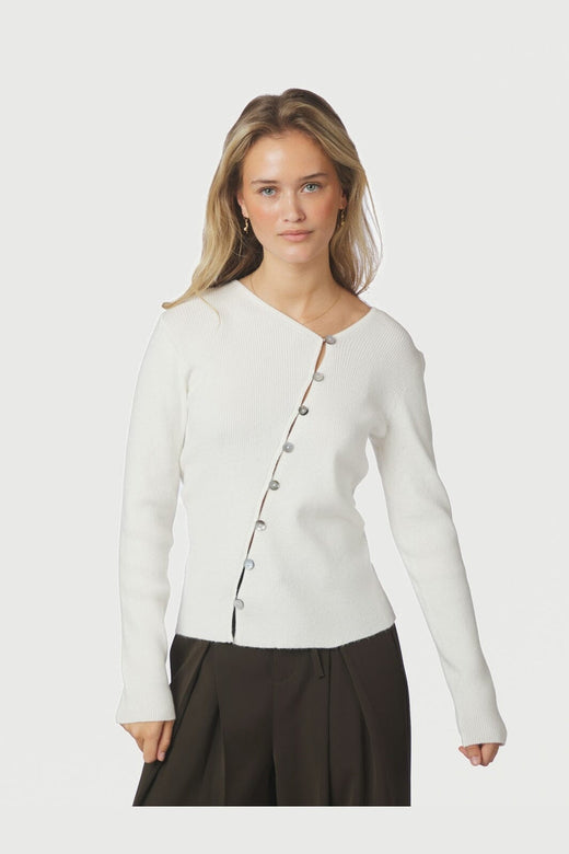 Neo Noir - Millera Knit Cardigan 170238 - 121 - Off White