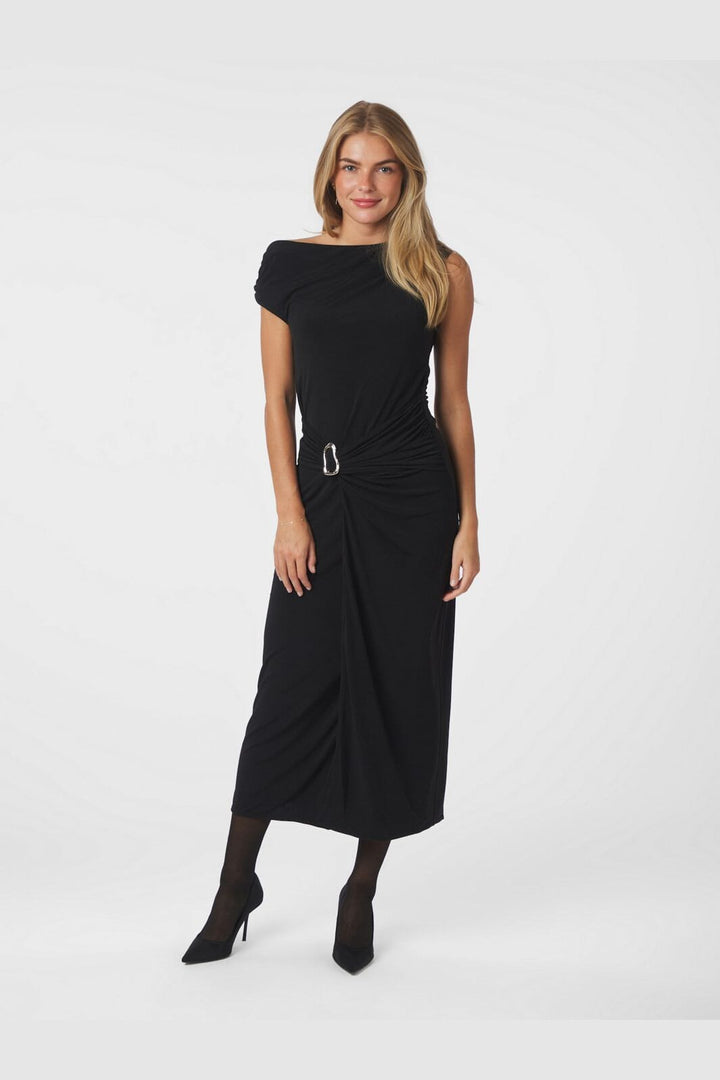 Neo Noir - Minja Drapy Dress 165728 - 100 - Black