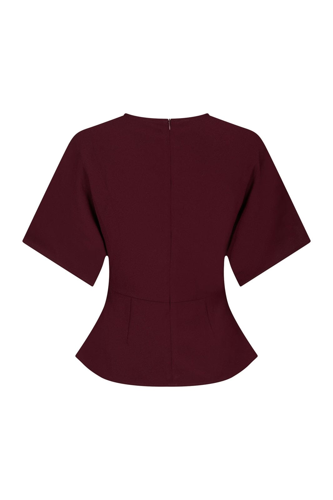 Neo Noir - Miriel Drape Blouse 170119 - 182 - Plum