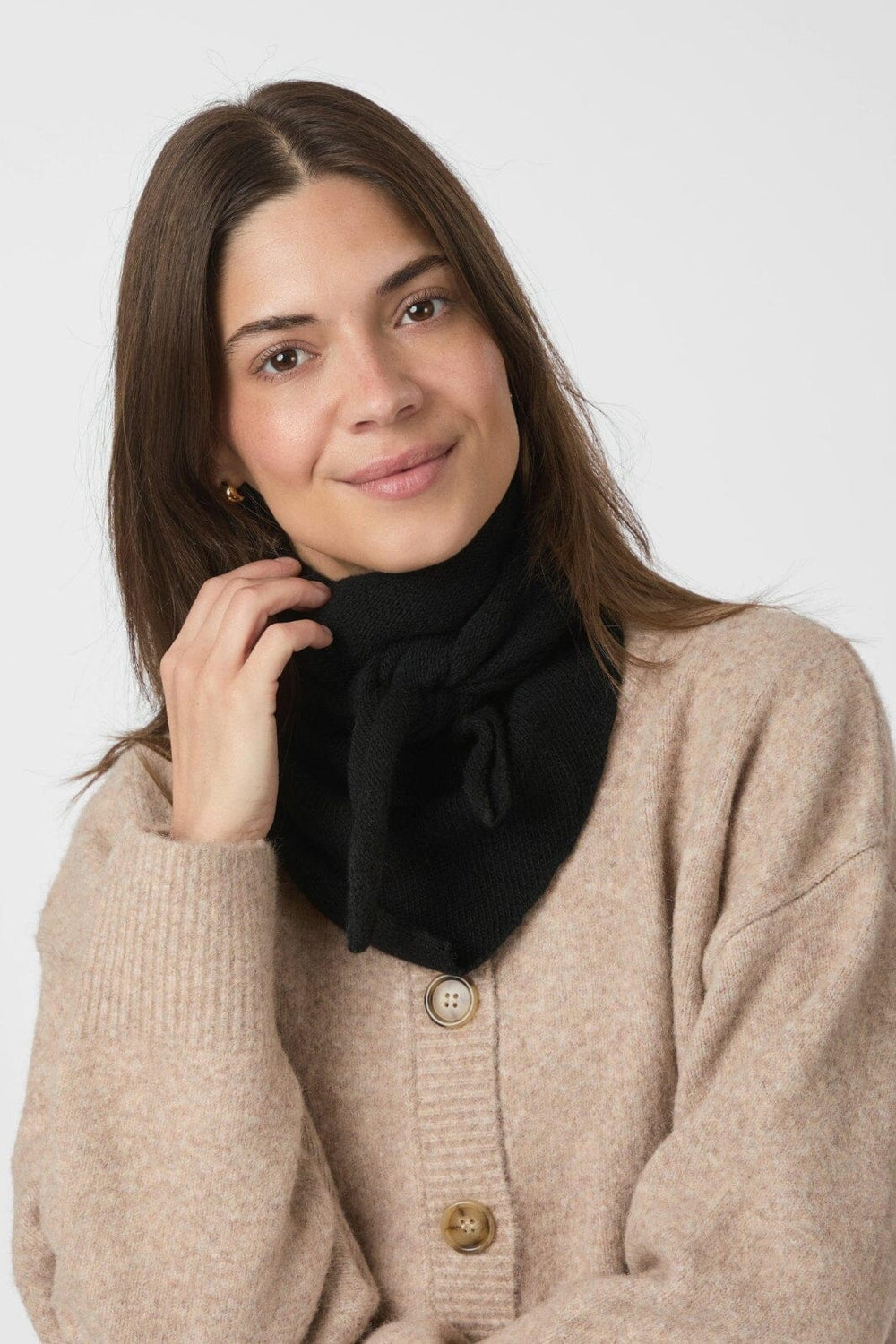 Neo Noir - Misty Medium Scarf 165337 - 100 - Black
