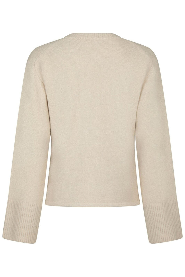Neo Noir - Mixie Knit Cardigan 164837 - 124 - Ivory