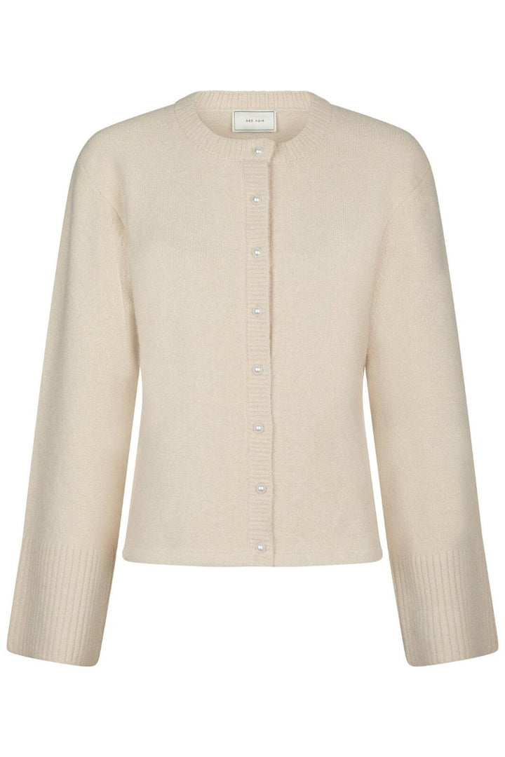 Neo Noir - Mixie Knit Cardigan 164837 - 124 - Ivory