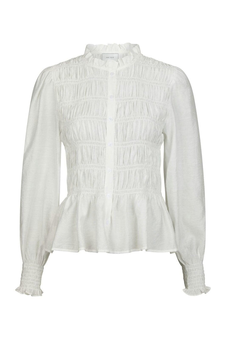 Neo Noir - Mocca Smock Blouse 166155 - 121 - Off White