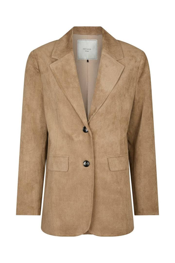Neo Noir - Namy Imitated Suede Blazer 164548 - 213 - Sand