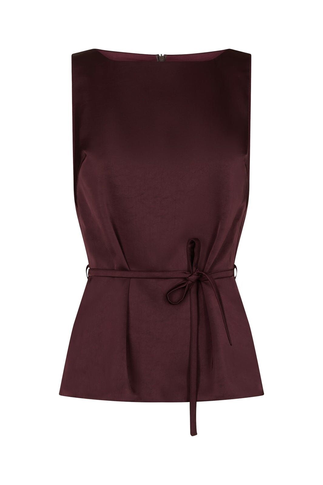 Neo Noir - Nassa Heavy Sateen Top 170235 - 174 - Burgundy