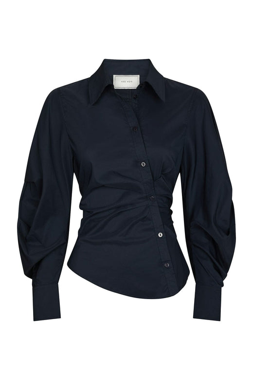 Neo Noir - Neoella Solid Shirt 167252 - 141 - Navy