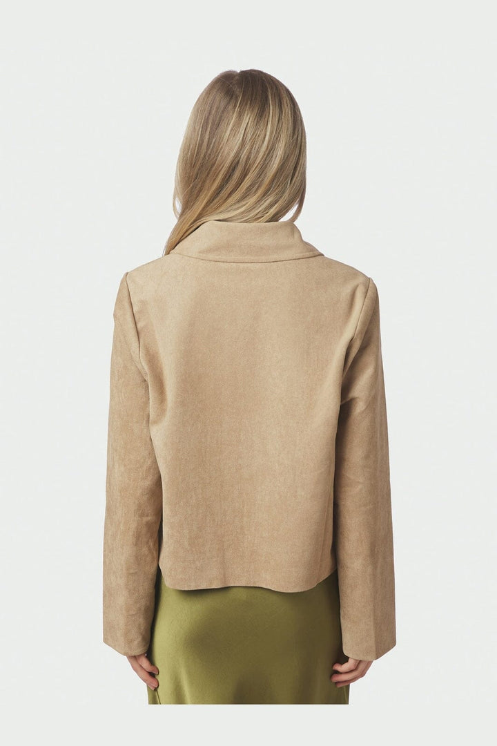 Neo Noir - Nilo Faux Suede Jacket 165954 - 213 - Sand