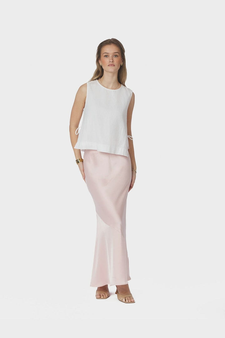 Neo Noir - Ninad Heavy Sateen Skirt 168523 - 754 - Light Pink