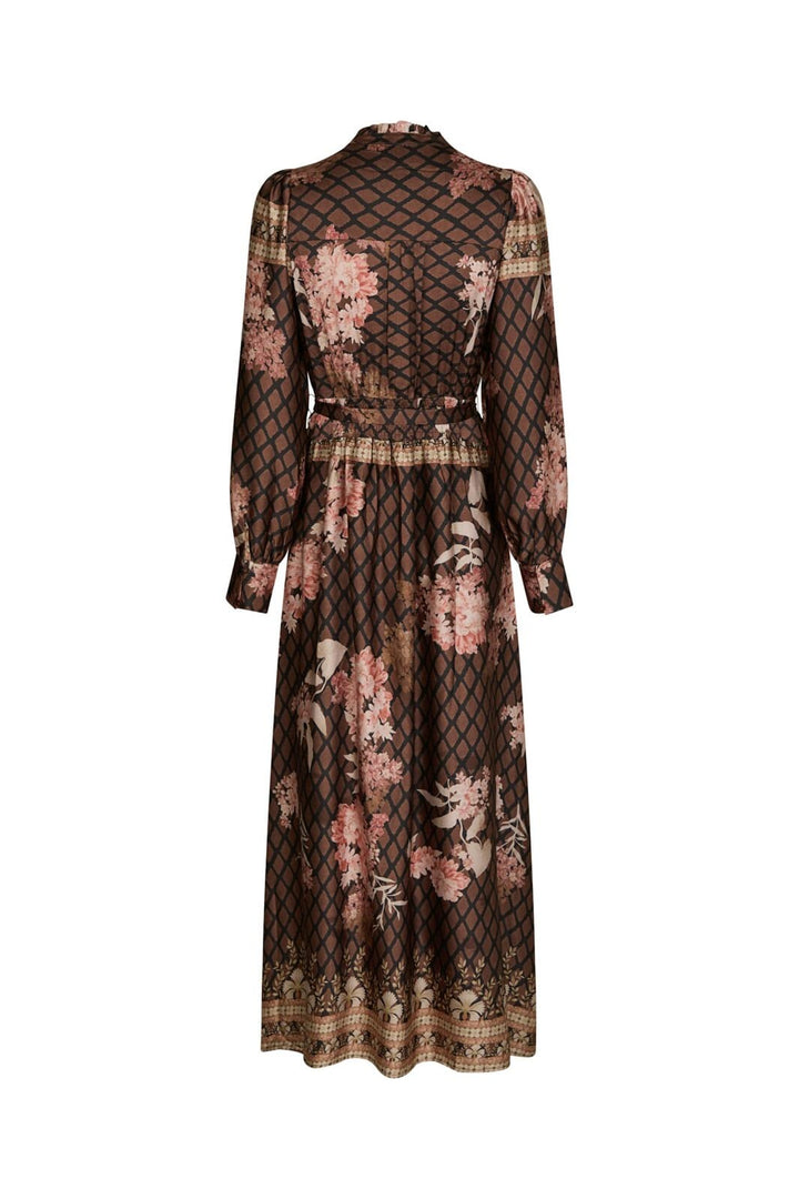 Neo Noir - Nova Botanical Border Dress 167258 - 100 - Black