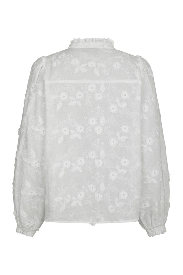 Neo Noir - Oda Deco Emb Shirt 166733 - 120 - White