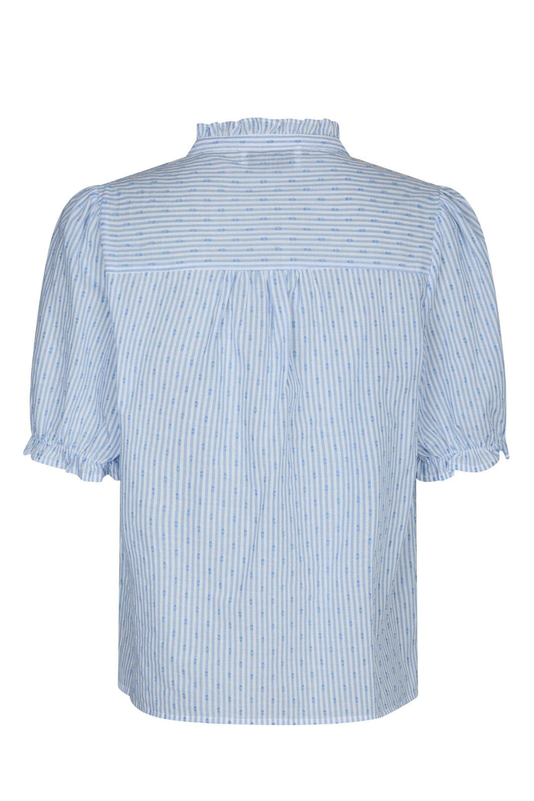 Neo Noir - Odesa Dot Stripe Blouse 166039 - 145 - Light Blue