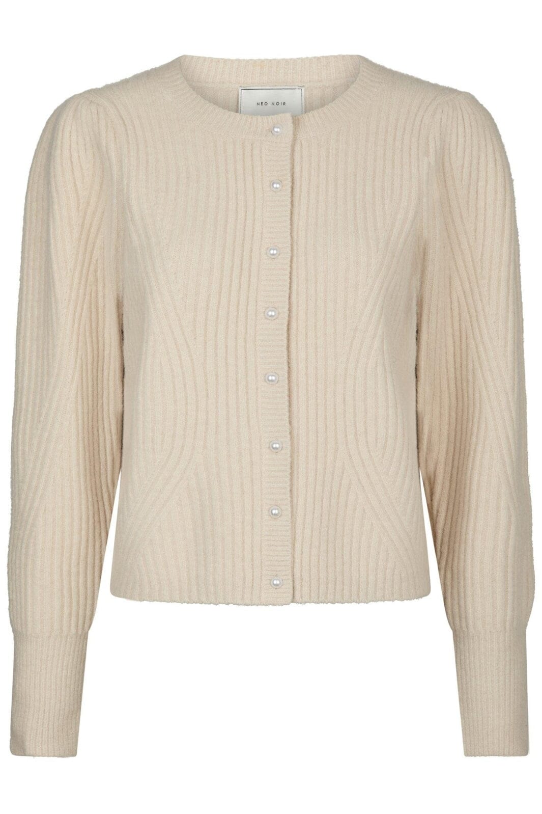 Neo Noir - Puli Knit Cardigan 164838 - 124 - Ivory