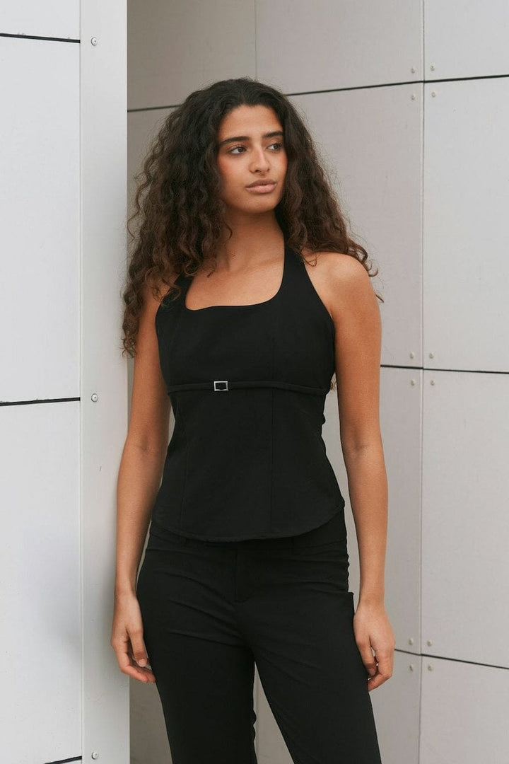 Neo Noir - Rafla Stretchy Top 170281 - 100 - Black Toppe 