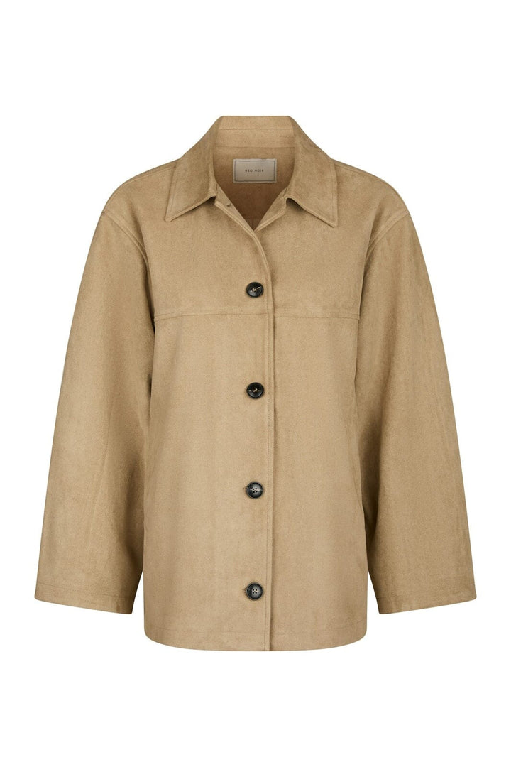 Neo Noir - Ravina Faux Suede Jacket 167352 - 213 - Sand