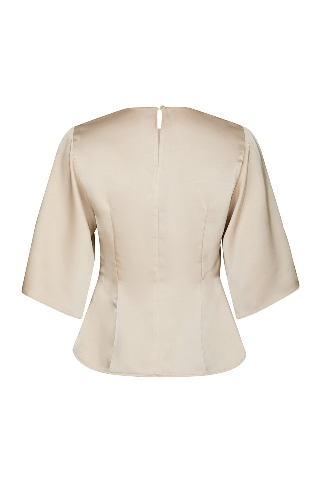Neo Noir - Remana Heavy Sateen Blouse 168002 - 720 - Champagne