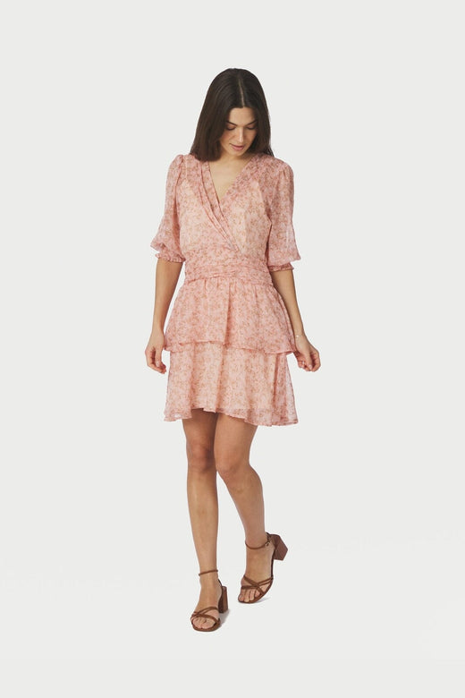 Neo Noir - Rikka Ditsy Floral Dress 169247 - 824 - Rose Blush
