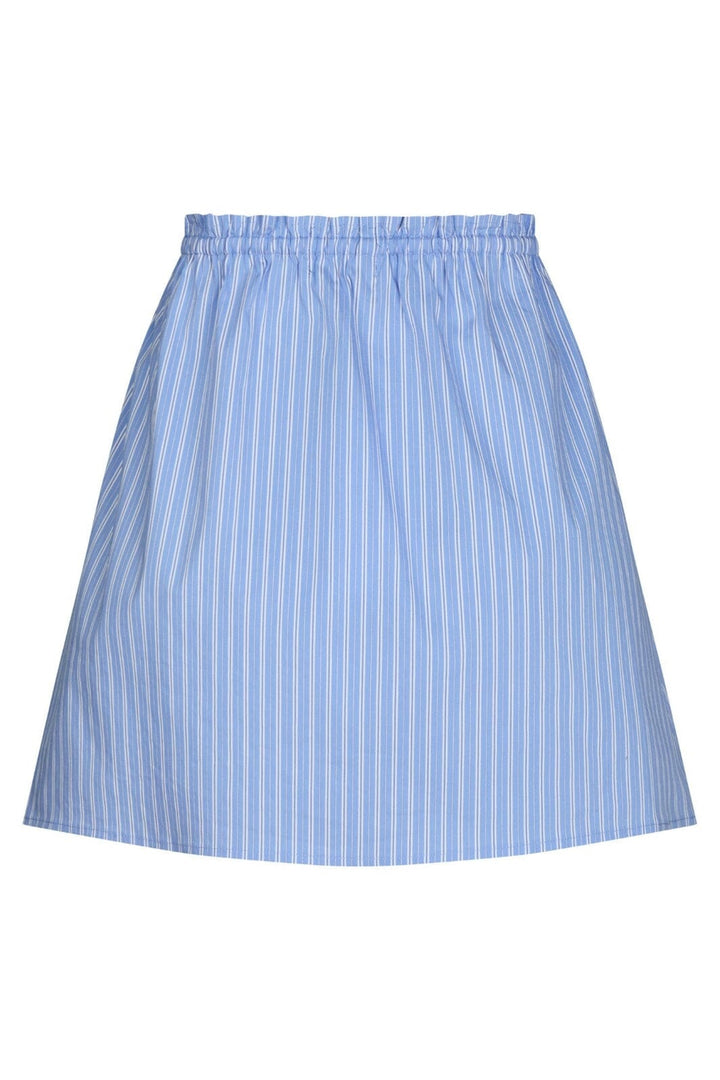 Neo Noir - Rimona Stripe Skirt 166086 - 145 - Light Blue
