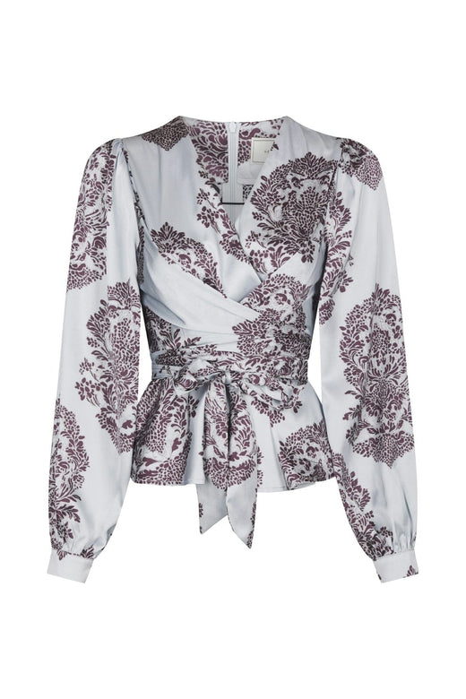 Neo Noir - Rista Deco Drop Blouse 169965 - 145 - Light Blue