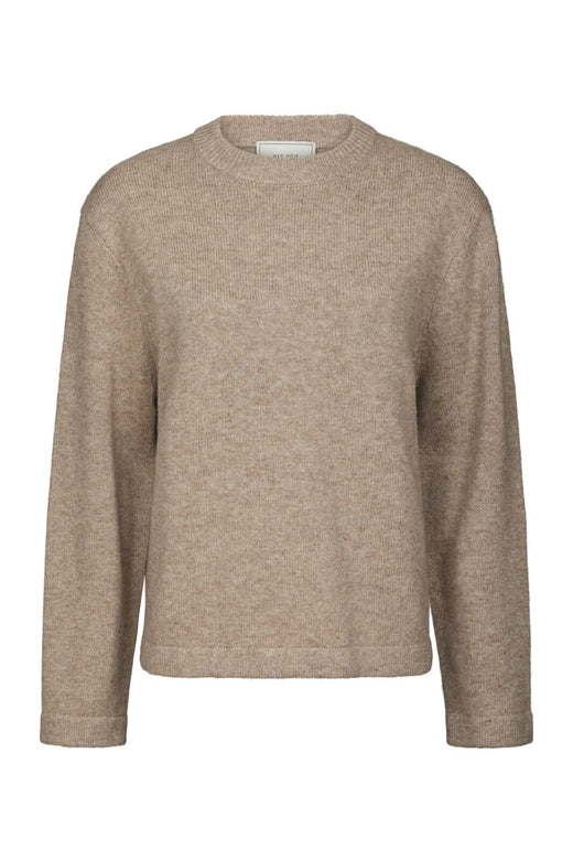 Neo Noir - Rivi Solid Knit Blouse 165924 - 976 - Beige Melange