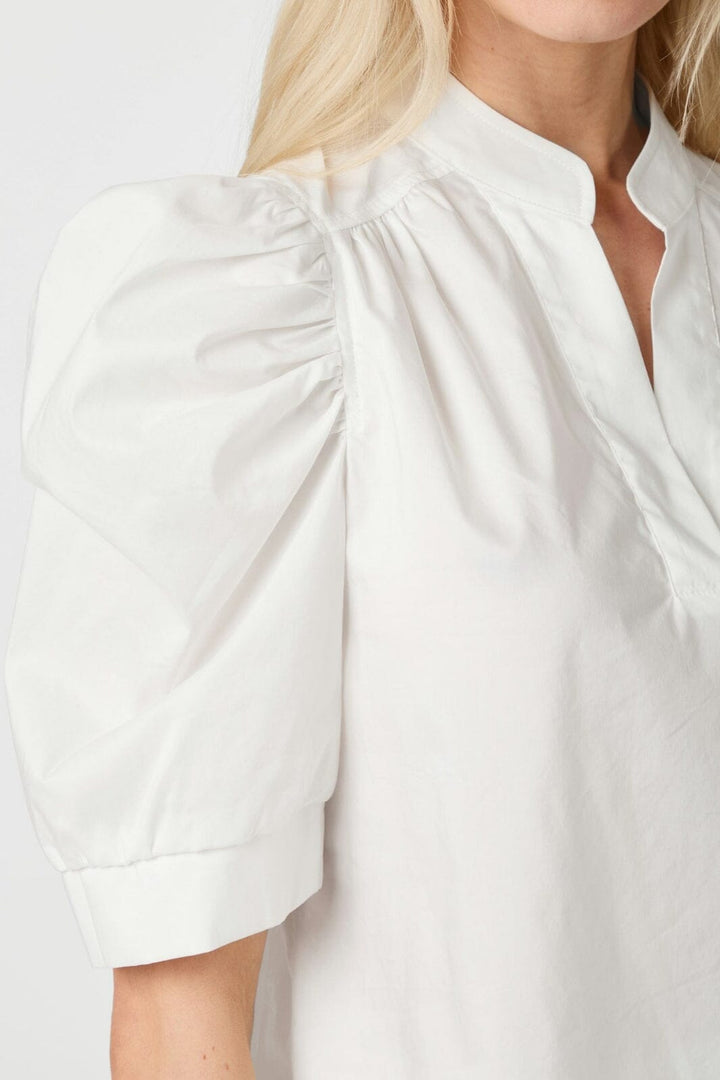 Neo Noir - Roella Poplin Blouse 164283 - 120 - White