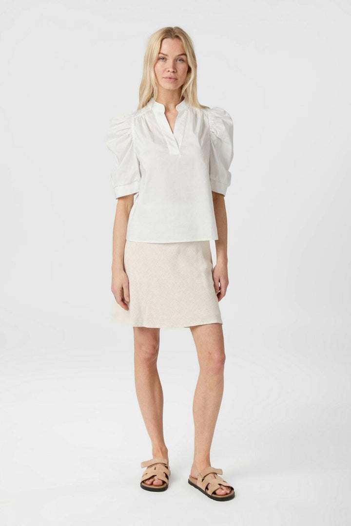 Neo Noir - Roella Poplin Blouse 164283 - 120 - White