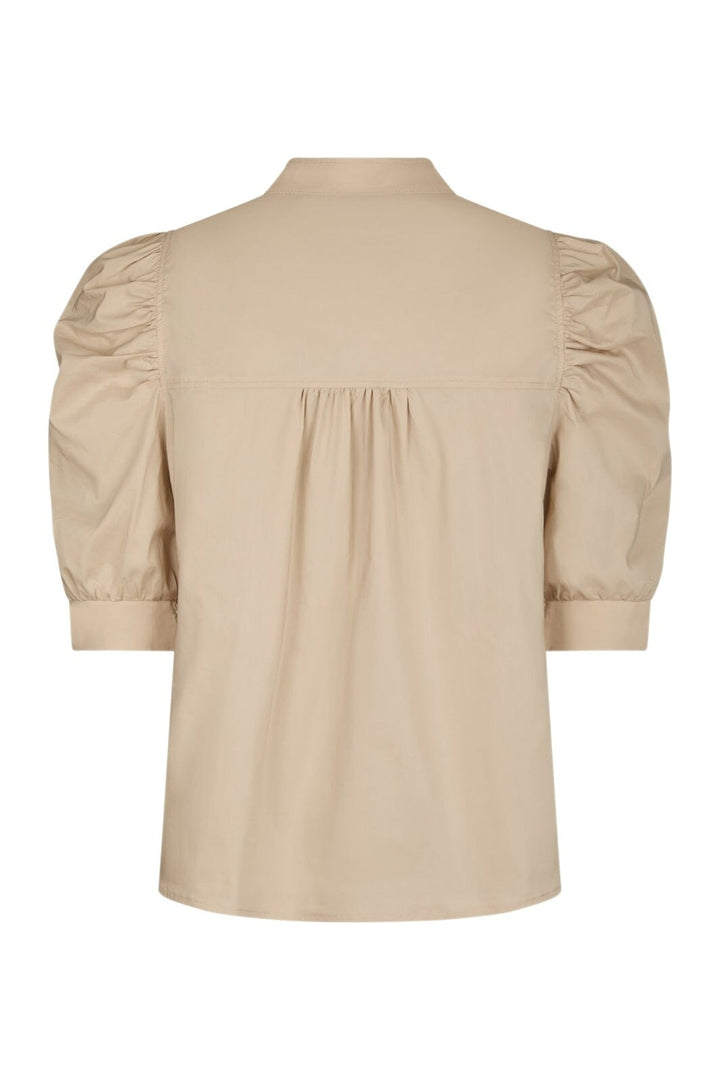 Neo Noir - Roella Poplin Blouse 164283 - 125 - Dark Sand