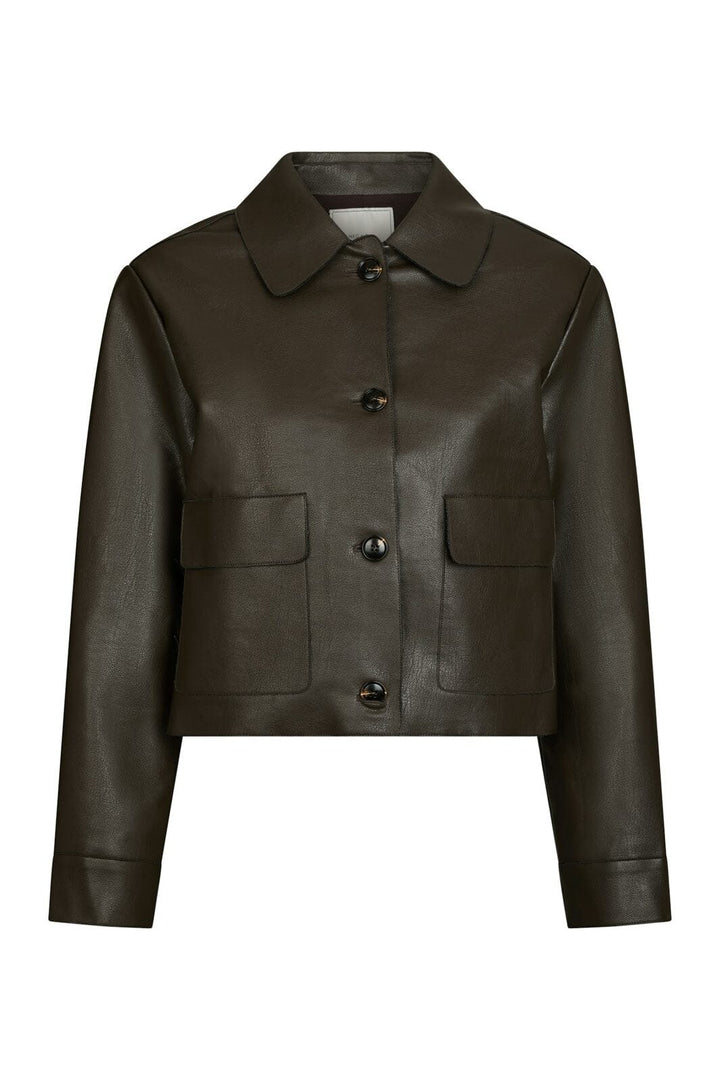 Neo Noir - Romana Faux Pu Jacket 164349 - 210 - Brown