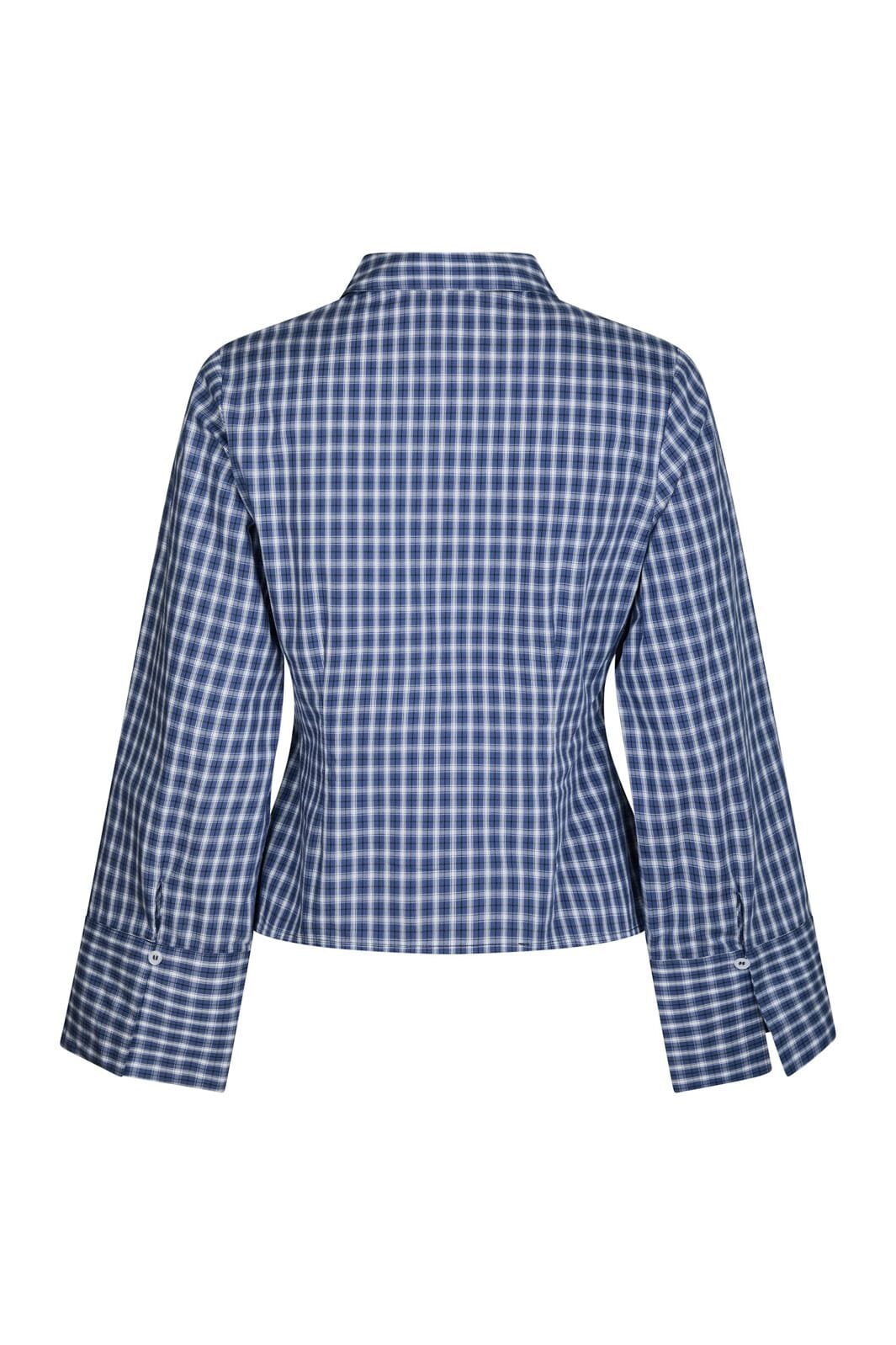 Neo Noir - Rosa Check Shirt 165895 - 534 - Dark Blue