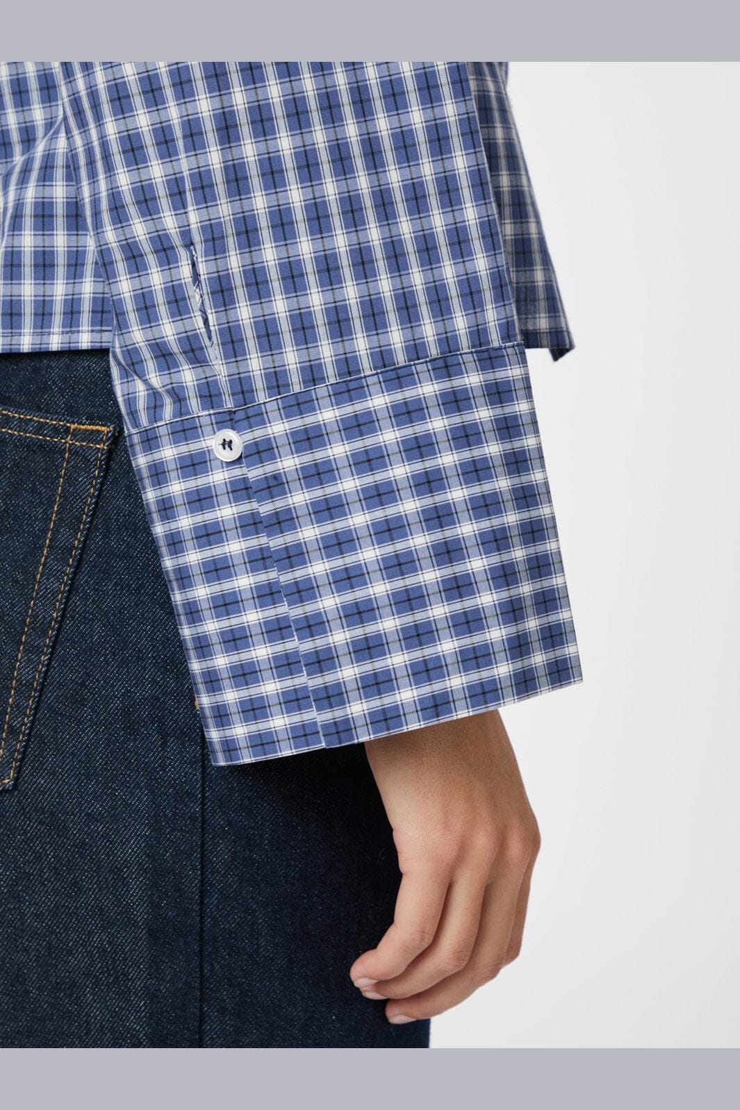 Neo Noir - Rosa Check Shirt 165895 - 534 - Dark Blue