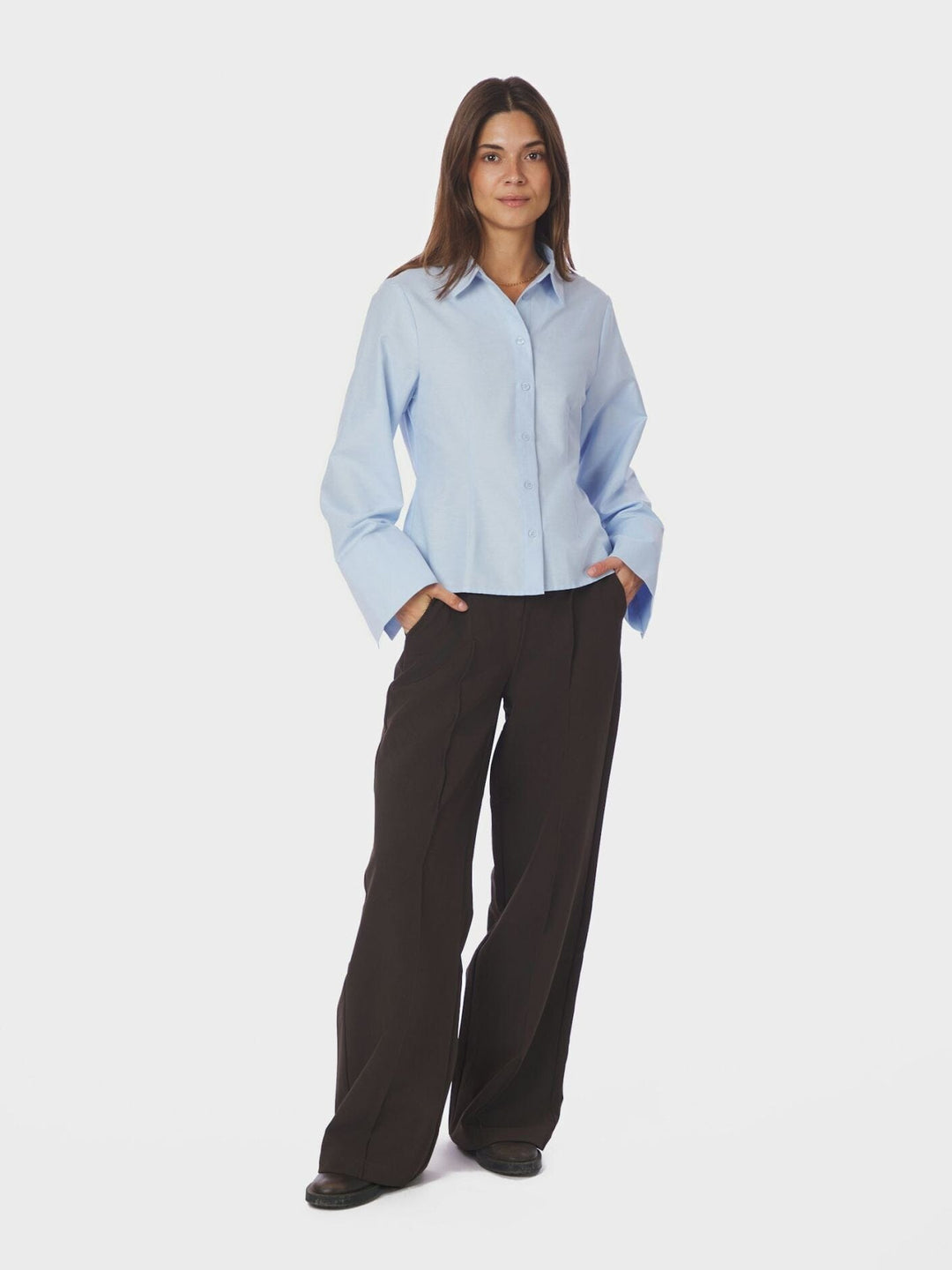 Neo Noir - Rosa Oxford Shirt 168083 - 145 - Light Blue Skjorter 